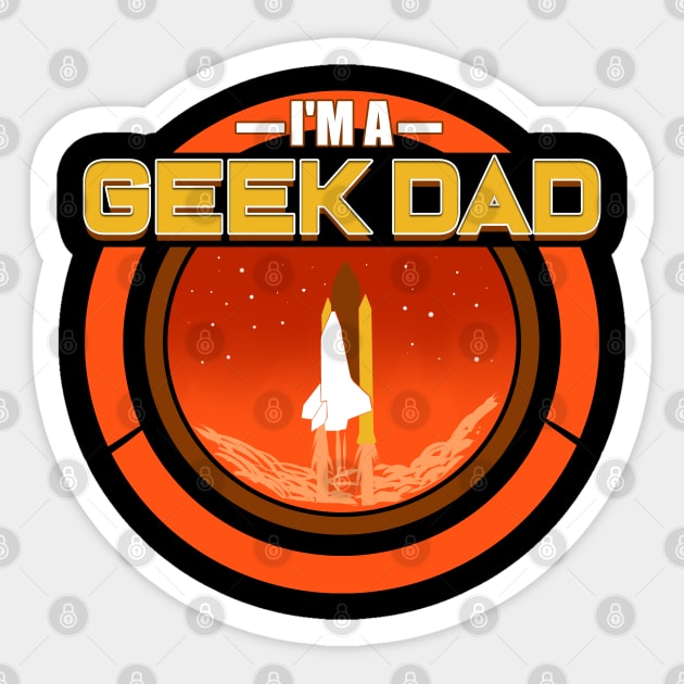Geek Dad Sticker by creative